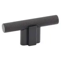 Giulio Knurled T Knob Black
